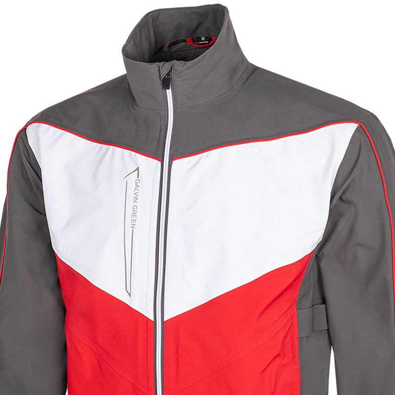 Galvin Green Armstrong Gore-Tex Paclite Jacket - Forged Iron/Red/White