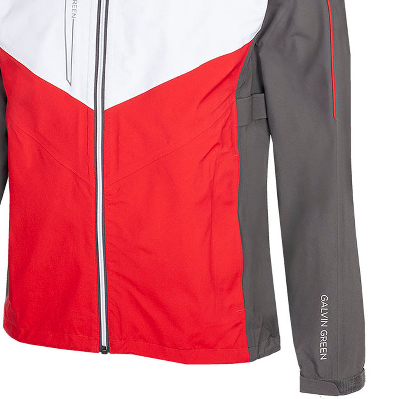 Galvin Green Armstrong Gore-Tex Paclite Jacket - Forged Iron/Red/White