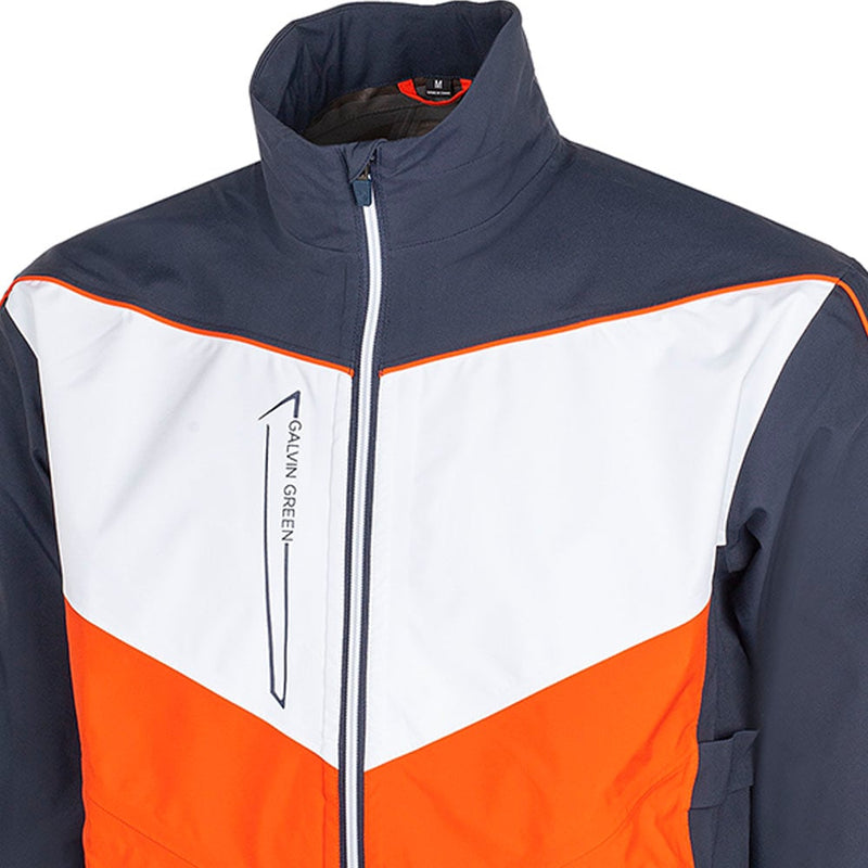 Galvin Green Armstrong Gore-Tex Paclite Waterproof Jacket - Navy/Orange/White