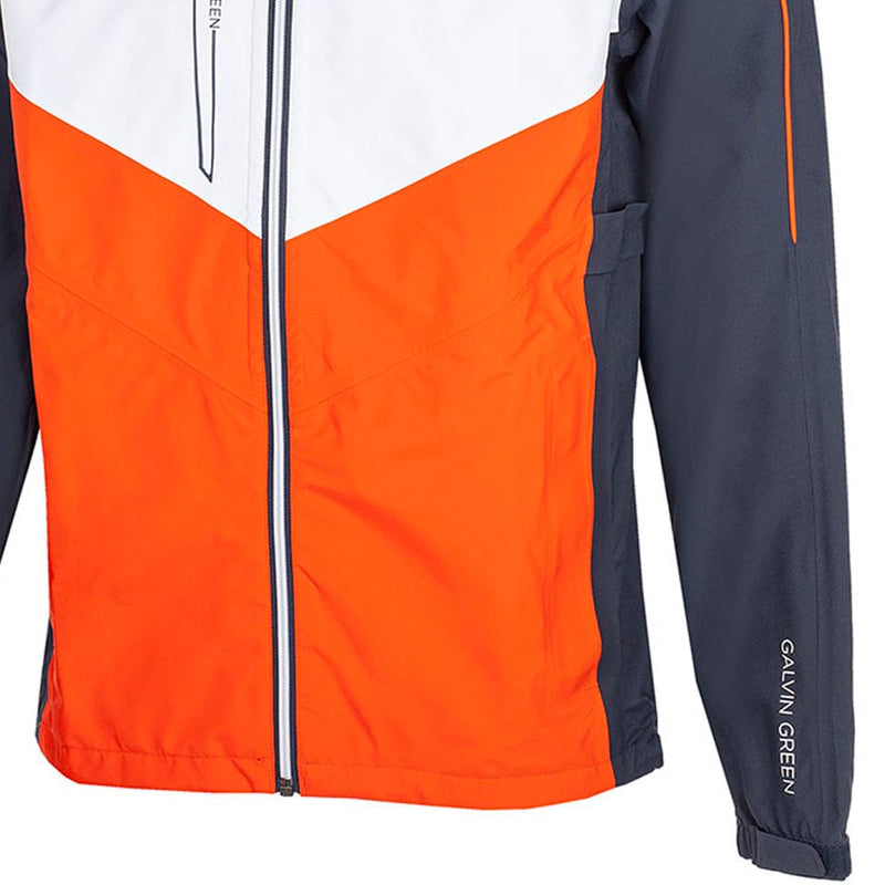 Galvin Green Armstrong Gore-Tex Paclite Waterproof Jacket - Navy/Orange/White