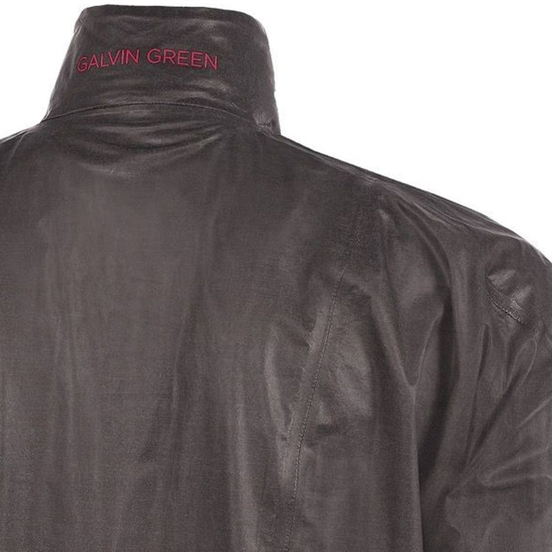 Galvin Green Ashby Waterproof ShakeDry Gore-Tex 1/2 Zip Jacket - Ash Grey/Red