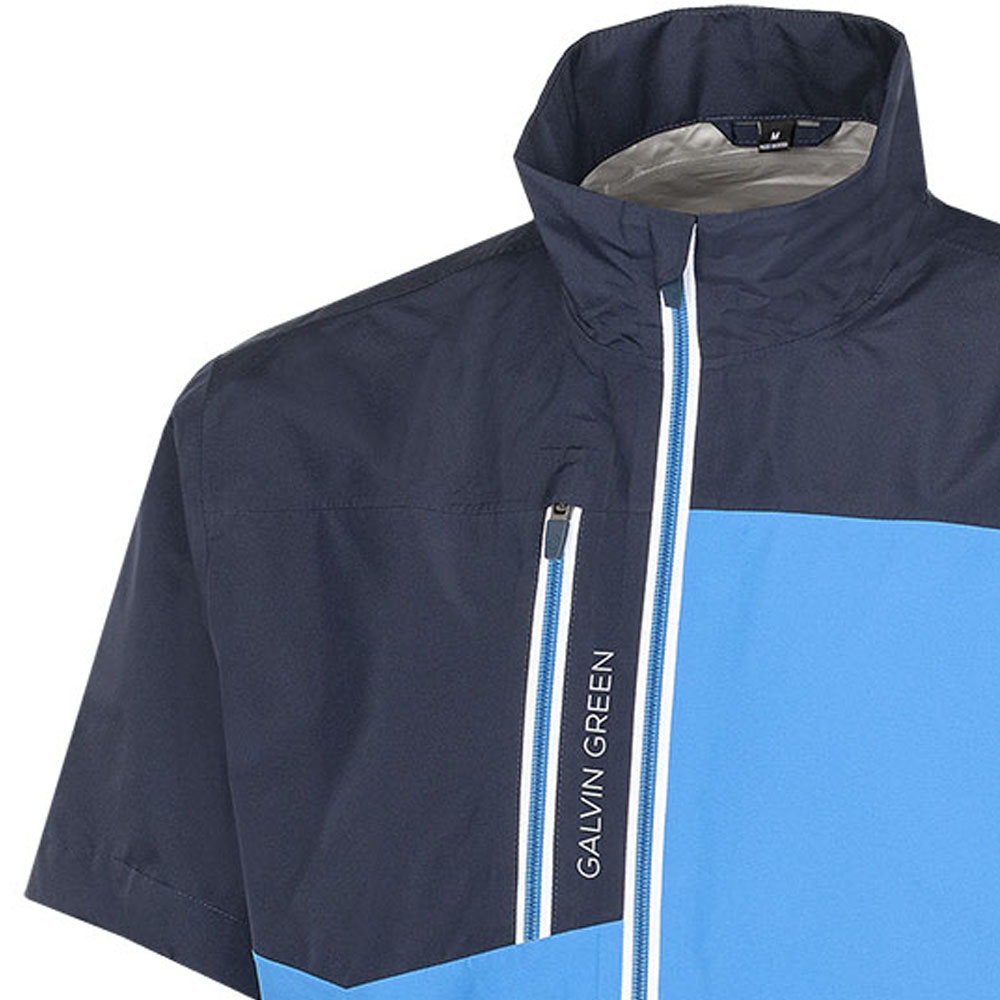 Galvin Green Axl Gore Tex Paclite Jacket Light Blue Navy White