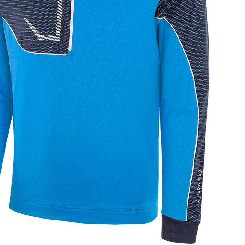 Galvin Green Daxton 1/2 Zip Insula Pullover - Blue/Navy/White