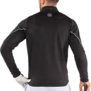 Galvin Green Daxton Insula 1/2 Zip Sweater - Black/Granite Grey/White
