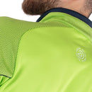 Galvin Green Daxton Insula 1/2 Zip Sweater - Lime/Navy/White