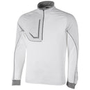 Galvin Green Daxton Insula 1/2 Zip Sweater - White/Cool Grey/Sharkskin