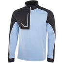 Galvin Green Daxton Insula 1/2 Zip Sweater - Blue Bell/Black/White