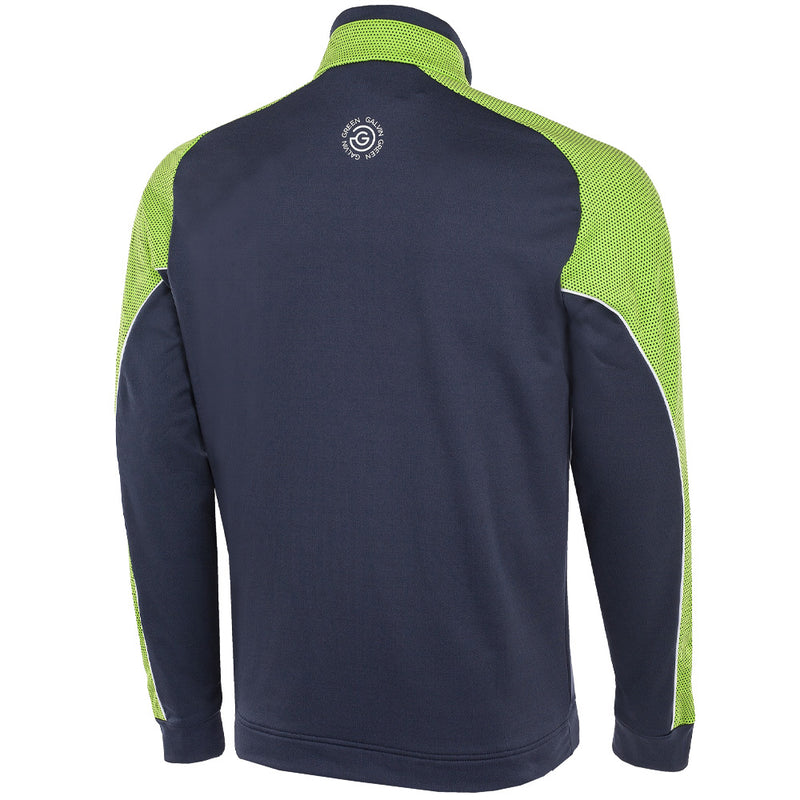 Galvin Green Daxton Insula 1/2 Zip Sweater - Navy/Lime/White