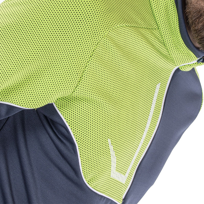 Galvin Green Daxton Insula 1/2 Zip Sweater - Navy/Lime/White