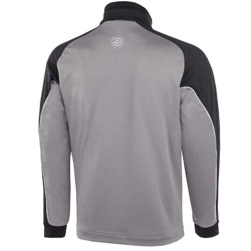 Galvin Green Daxton Insula 1/2 Zip Sweater - Sharkskin/Black