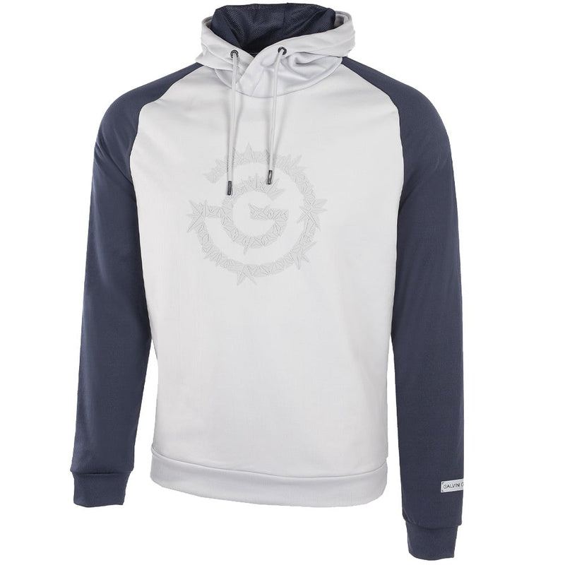 Galvin Green Devlin Insula Hoodie - Cool Grey/Navy