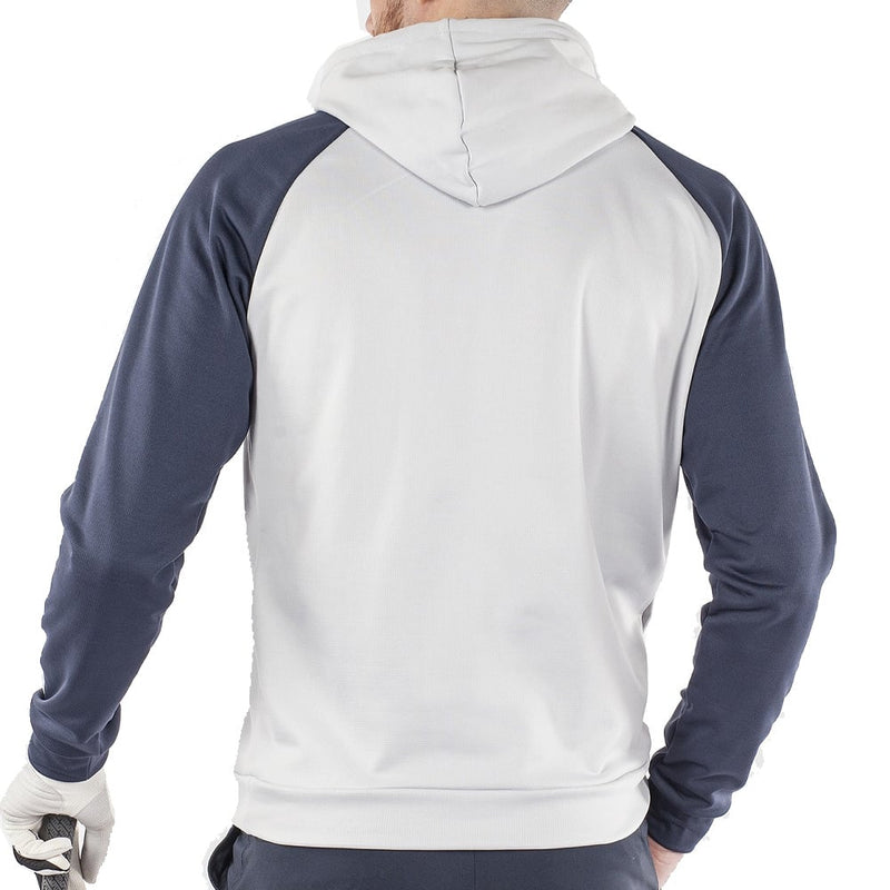 Galvin Green Devlin Insula Hoodie - Cool Grey/Navy