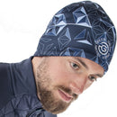 Galvin Green Dikran Insula Beanie Hat - Navy/Blue Bell/White