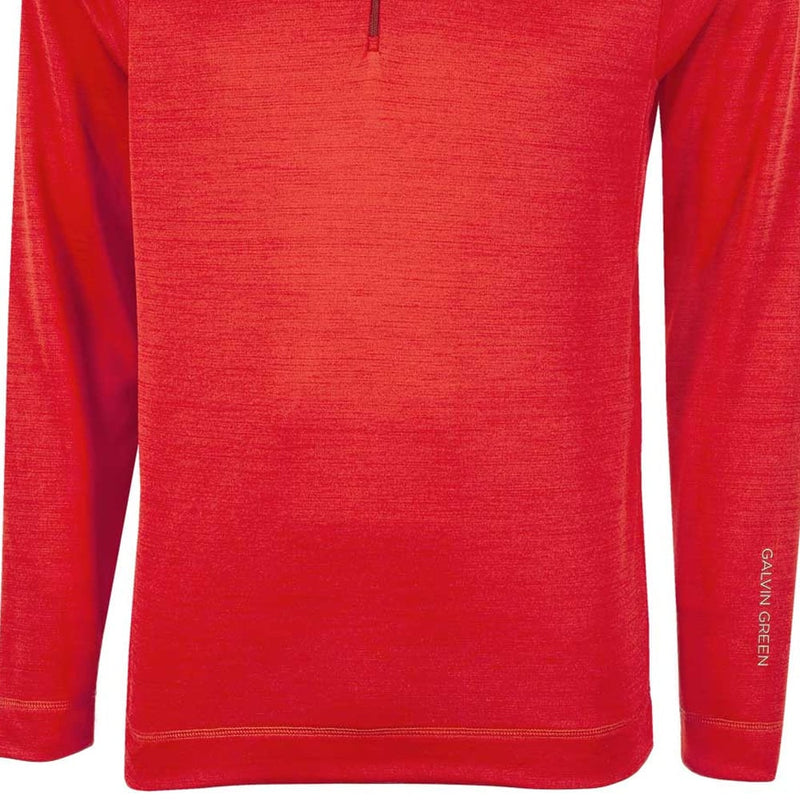 Galvin Green Dixon Insula 1/4 Zip Pullover - Red