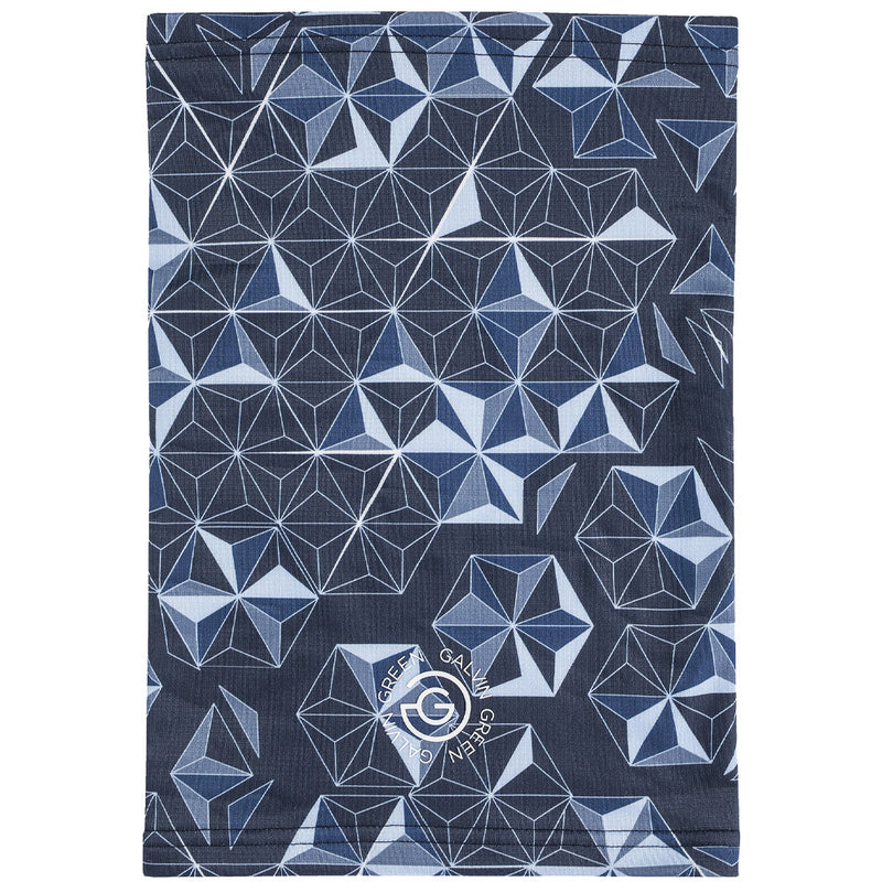Galvin Green Dragan Insula Snood - Navy/Blue Bell/White