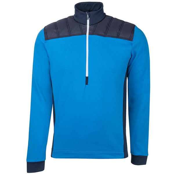 Galvin Green Durante Insula 1/4 Zip Pullover - Blue/Navy/White