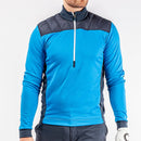 Galvin Green Durante Insula 1/4 Zip Pullover - Blue/Navy/White