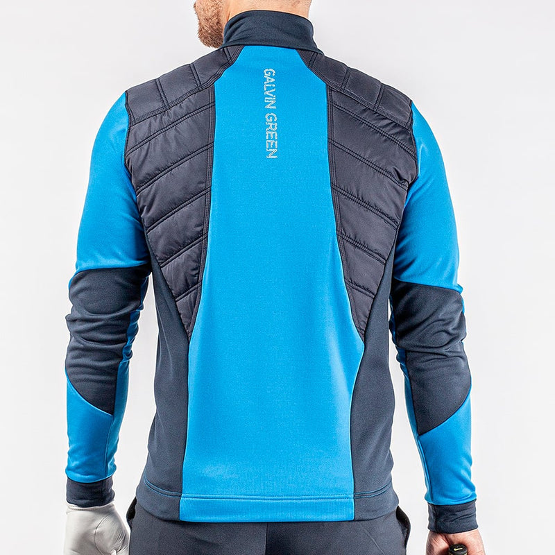 Galvin Green Durante Insula 1/4 Zip Pullover - Blue/Navy/White