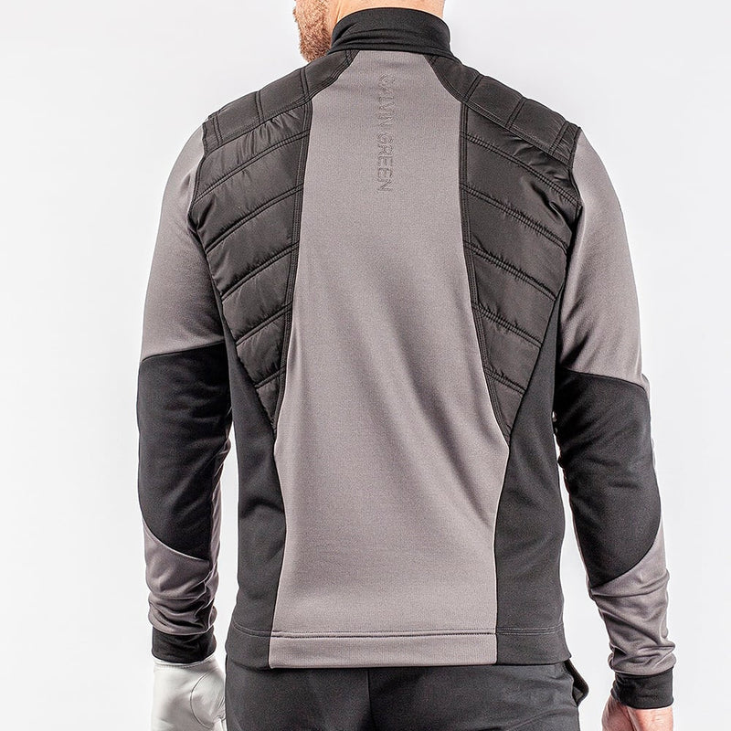 Galvin Green Durante Insula 1/4 Zip Pullover - Forged Iron/Black