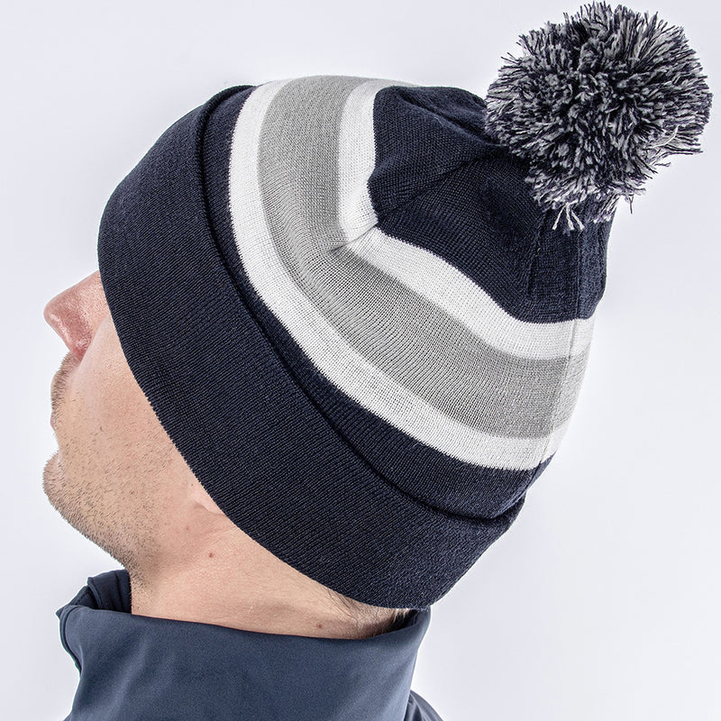 Galvin Green Leighton Interface-1 Beanie - Navy/Cool Grey/White