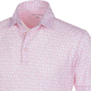 Galvin Green Mack Veltil8+ Polo Shirt - Light Pink/White