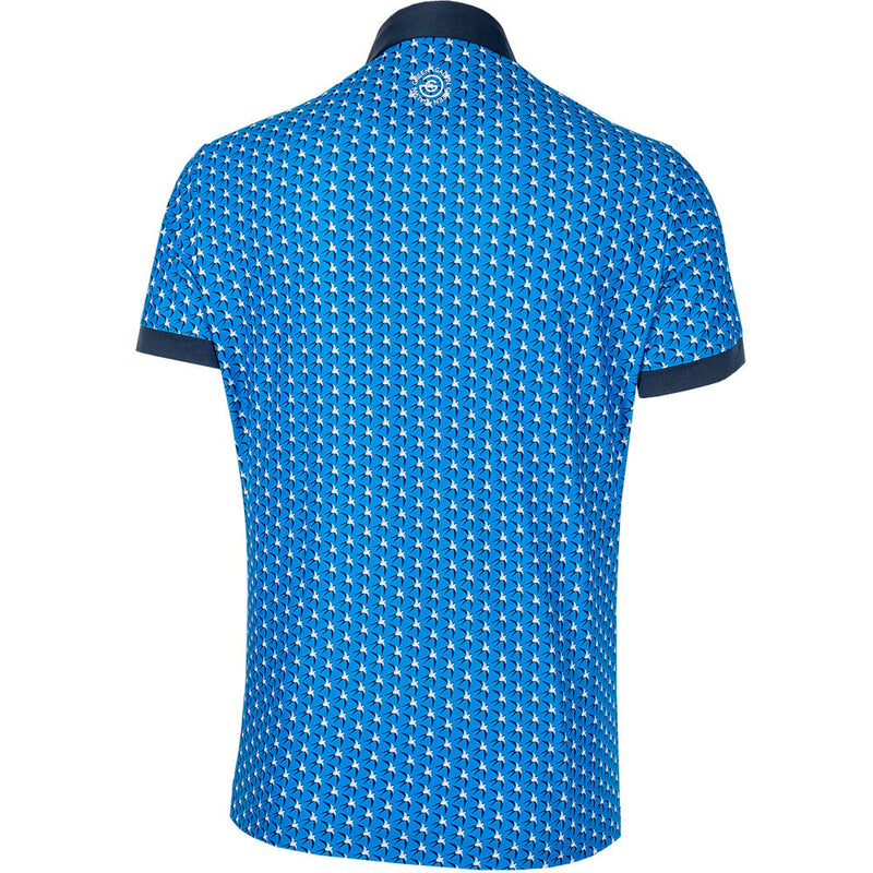Galvin Green Malcolm Ventil8+ Polo Shirt - Blue/Navy/Cool Grey