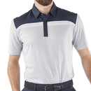 Galvin Green Mapping Ventil8+ Polo Shirt - Cool Grey/Navy/White