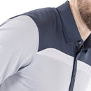 Galvin Green Mapping Ventil8+ Polo Shirt - Cool Grey/Navy/White
