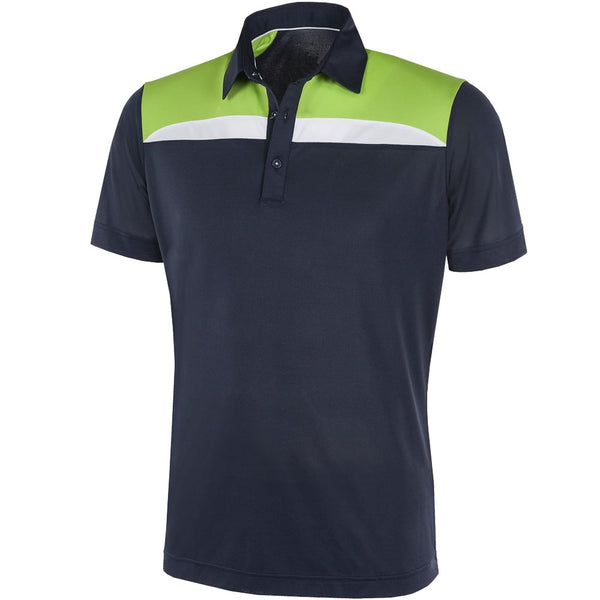 Galvin Green Mapping Ventil8+ Polo Shirt - Navy/Lime/White