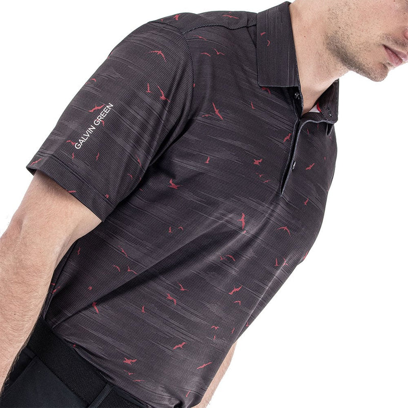 Galvin Green Marin Ventil8+ Polo Shirt - Black/Red