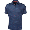 Galvin Green Marin Ventil8+ Polo Shirt - Navy/Orange