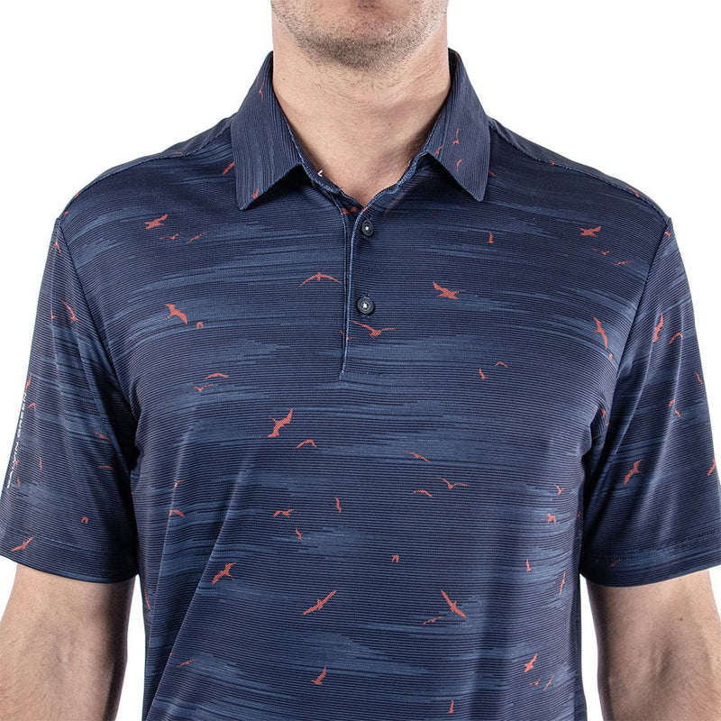 Galvin Green Marin Ventil8+ Polo Shirt - Navy/Orange