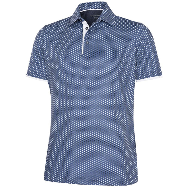 Galvin Green Mark V8+ Polo Shirt - Ensign Blue/Navy