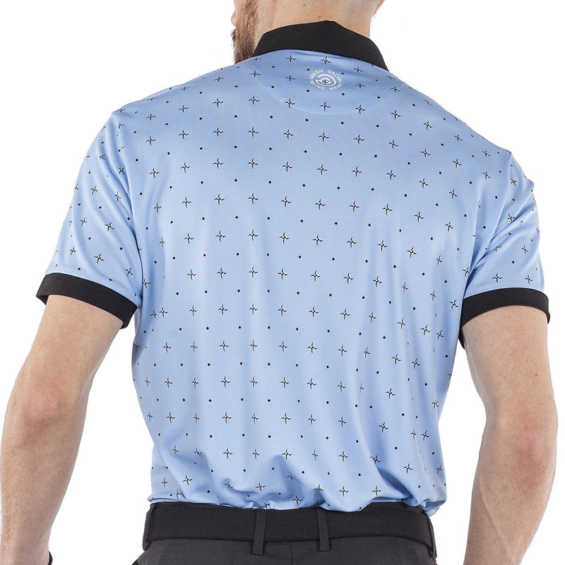 Galvin Green Marlow Ventil8+ Polo Shirt - Blue Bell/Black
