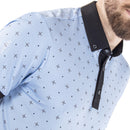 Galvin Green Marlow Ventil8+ Polo Shirt - Blue Bell/Black