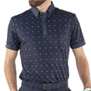Galvin Green Marlow Ventil8+ Polo Shirt - Navy/Lime