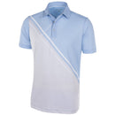 Galvin Green Martin Ventil8+ Polo Shirt - Blue Bell/Cool Grey/White