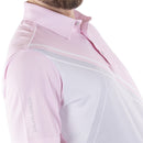 Galvin Green Martin Ventil8+ Polo Shirt - Light Pink/Cool Grey/White