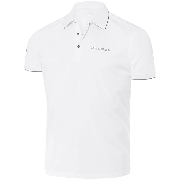Galvin Green Marty Tour Edition Golf Polo Shirt - White