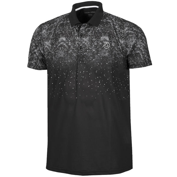 Galvin Green Mason Ventil8+ Polo Shirt - Black Sharskin