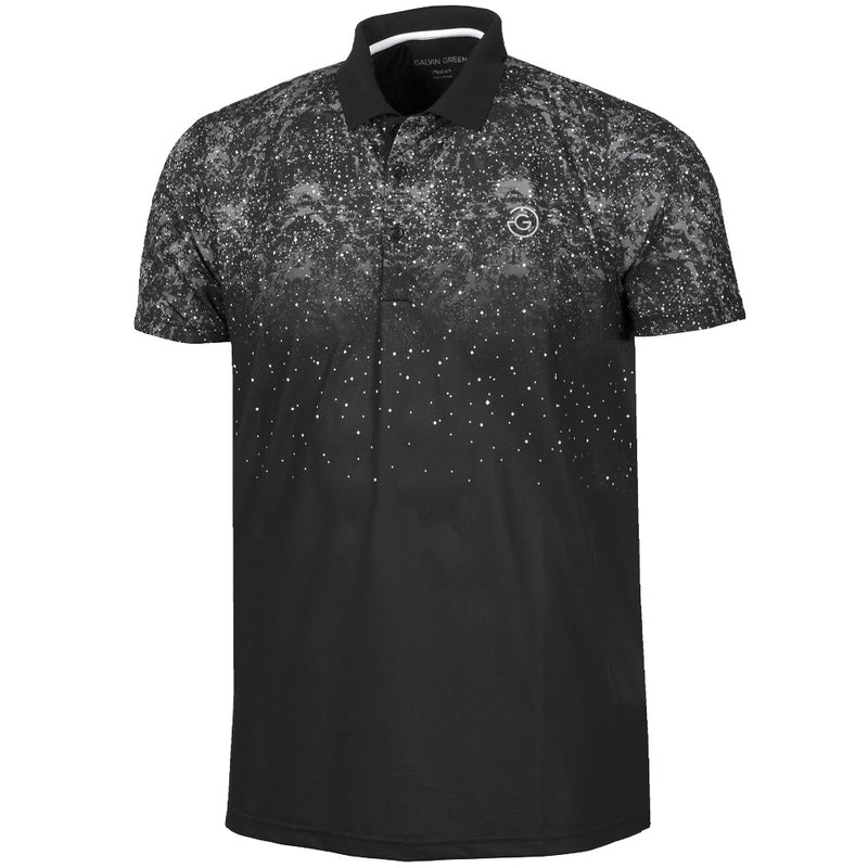 Galvin Green Mason Ventil8+ Polo Shirt - Black Sharskin