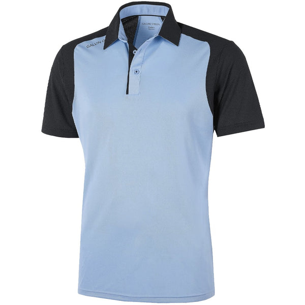 Galvin Green Massimo Ventil8+ Polo Shirt - Blue Bell/Black