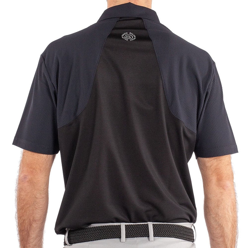 Galvin Green Massimo Ventil8+ Polo Shirt - Black/Black
