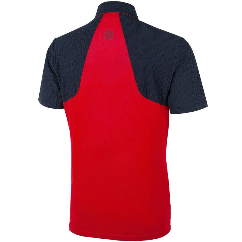 Galvin Green Massimo Ventil8+ Polo Shirt - Red/Navy
