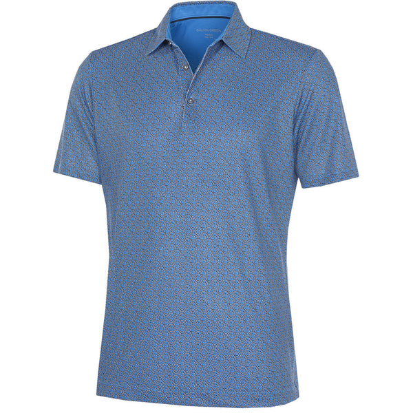 Galvin Green Mauro V8+ Polo Shirt - Blue/White
