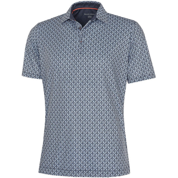 Galvin Green Mauro V8+ Polo Shirt - Navy/White