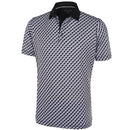 Galvin Green Mercer Ventil8+ Polo Shirt - Black/Blue Bell/Sharkskin