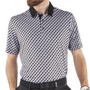 Galvin Green Mercer Ventil8+ Polo Shirt - Black/Blue Bell/Sharkskin