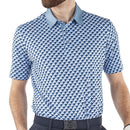 Galvin Green Mercer Ventil8+ Polo Shirt - Niagra Blue/Blue Bell/White
