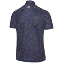 Galvin Green Miro V8+ Polo Shirt - Navy/Orange